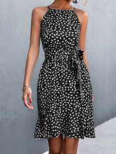 2023 Summer Short Boho Dress Women Mini Floral Print Dress Female Sleeveless Bohemian Halter Dress For Women