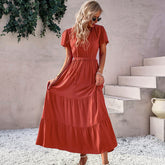 Summer Long Sexy Resort Style Maxi Dress
