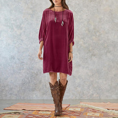 Casual Loose Velvet Dress