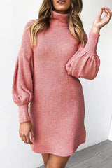 Hoobd O Neck Autumn Sexy Dress(3 Colors)