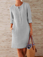 Hoobd Shift Crew Neck Cotton Skirts
