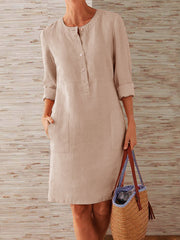 Hoobd Shift Crew Neck Cotton Skirts