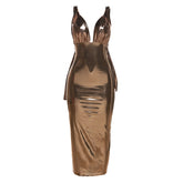Party Club Female Bodycon Peach Hip Elegant Prom Dress