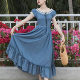 Summer Cottage Style Women Dress