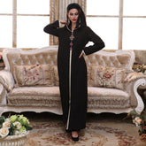 Caftan Marocain Abaya Dubai Turkey Islam Kaftan Muslim Hijab Dress African Dresses For Women Robe Arabe Musulman Djellaba Femme