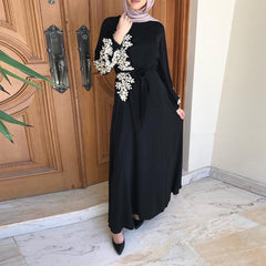 Hoobd Ramadan Kaftan Dubai Abaya Turkey Muslim Women Hijab Dress Islam Caftan Marocain Dresses Vestidos Eid Mubarak Robe Femme Abayas