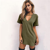 Nightwear Sleepwear Clubwear Party Loose Mini Dress