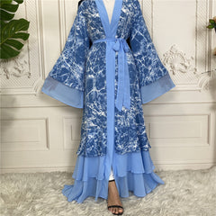 Hoobd Ramadan Eid Mubarak Robe Longue Kimono Femme Musulmane Dubai Abaya For Women Kaftan Pakistan Turkey Islam Arabic Muslim Dress