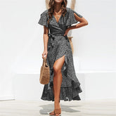 Floral Print Boho Long Dress