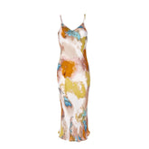 Summer Sexy Painting Print Casual Dress