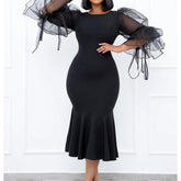 Women Dress Female African Ladies Dresses 2023 Long Sleeves