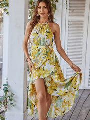 New In Spring and Summer 2023 Slip Dress Casual Vacation Fashion Print Dress for Women Beach Long Sexy Summer Dress Dresses
