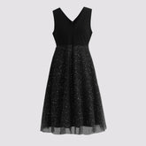 Plus Size 4XL Dress for Women Blue Elegant Midi Curvy Chiffon Clothing 2023 Summer Autumn Ladies Cocktail Evening Party Dresses