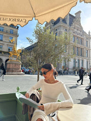 2024 Spring Summer Maxi Dress for Women Round Neck Knitted Bodycon A-Line Dress Long Sleeve Women's Streetwear Outfits