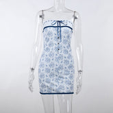 Girls White Dresses Strapless Bandage Backless High Waist Bodycon Backless Package Hip Short Evening Party Dress Y2K Streetwear