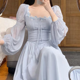 ruffled one piece dress