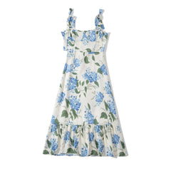 New Women French Style Prairie Chic Sling Dress Sexy Sleeveless Ladies Holiday Summer Chiffon Dresses