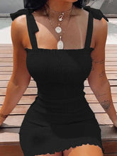 Summer Fashion White Sling Strapless Folds Mini Slim Pencil Print Tank Dresses