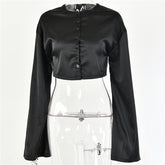 Casual Satin Two Piece Dress Set For Women