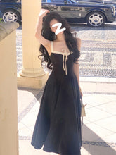 French Floral Strap Midi Dress Woman Elegant Sleeveless Even Party Dress Office Lady 2023 Summer Beach Casual Korean Style Dress