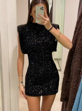 Women Fashion Sexy Midi Dress 2024 Elegant O-Neck Split Sleeveless Slim Dresses Streetwear High Waist Bodycon Vestidos Robes