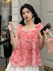 France Pink Sweet Dress Women Summer Elegant Sexy Party Mini Dresses Female Designer Chic Short Sleeve Fashion Retro Dress