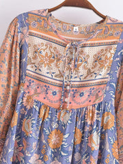 2023 Two Pieces Dress Sets Flower Shirt and Skirts Boho Matching Sets Fashion Mujer Maxi Dress Printing Ensemble Femme 2 Pièces