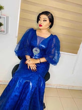 Stones Beading Bazin Riche Traditional Dress Africa Clothing Prom Dress Wedding Gown Party Dresses Birthday Dress For Women
