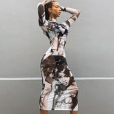 Women Mesh See Through Party Club Bodycon Streetwear Black Long Dress 2023 Summer Clothes Wholesale Items For Business