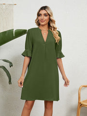 Beach Loose Ladies Elegant Plus Size Midi Dress