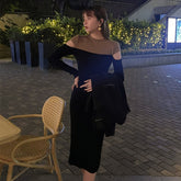 Vintage Sweater Knitted Dress