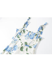 New Women French Style Prairie Chic Sling Dress Sexy Sleeveless Ladies Holiday Summer Chiffon Dresses