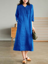 Cotton and Linen Dress