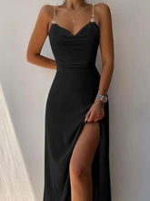 New In Spring Summer European American Women Clothes Dress Suspenders Printed and Dyed Tall Waist Long Dresses for Women