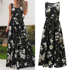 Elegant Party Sleeveless Maxi Dress