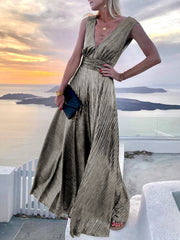 Hoobd Sexy Dress Women Elegant Solid Strapless Maxi Party Dress Summer Casual Sleeveless Female Streetwear Long Dress Vestidos