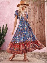 Summer Beach Floral Print Dress