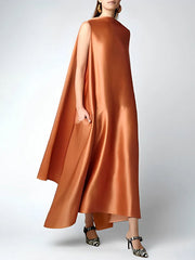 Loose Sleeveless Solid Color Round-Neck Maxi Dresses