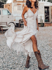 Boho Snake Print Maxi Dress