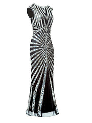 Women's Halloween Dress Prom Dress Party Dress Sequin Dress Long Dress Maxi Dress Silver Black Pink Sleeveless Pure Color Sequins Summer Spring Crew Neck Party Evening Party Vacation 2023 S M L XL 2XL