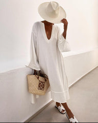 Cotton Loose Maxi Dress