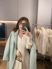 Knitted Dress Women Casual Long Sleeve Vintage Elegant Office Sweater Dress Female 2023 Spring One-piece Dress Korean Outerwear