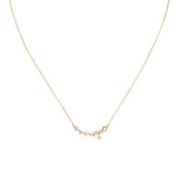 Star Zircon Silver Necklace