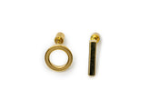 Round and Bar Studs -Golden Studs for Women