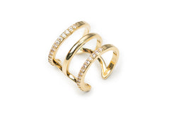 Golden Galaxy Ear Clip - Golden Ear Clip