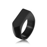 European and American Jewelry Simple Fashion Arrows Men's and Women's Personality Titanium Steel Rings Ring Ring Tricolor