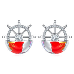 Traveling Starry Sky Enamel Studs for Women