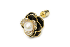 Triple Layers Flower Studs