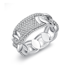 Luxury Full Eternity Moissanite Band Ring