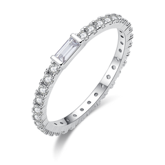 Elite Full Eternity Moissanite Band Ring